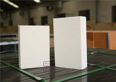 Manta blanca de la fibra de cerámica del aspecto para las guarniciones de la pared del equipo de calefacción